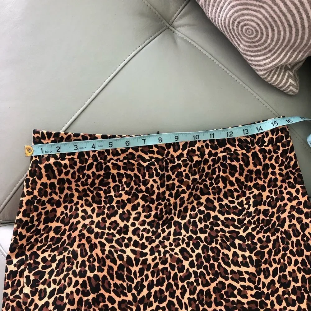 J.Crew No.2 Leopard Pencil Skirt